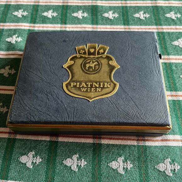 Vintage Austrian Piatnik Wien Gin Rummy Cards in Original Cellophane Packaging - Picture 2 of 7